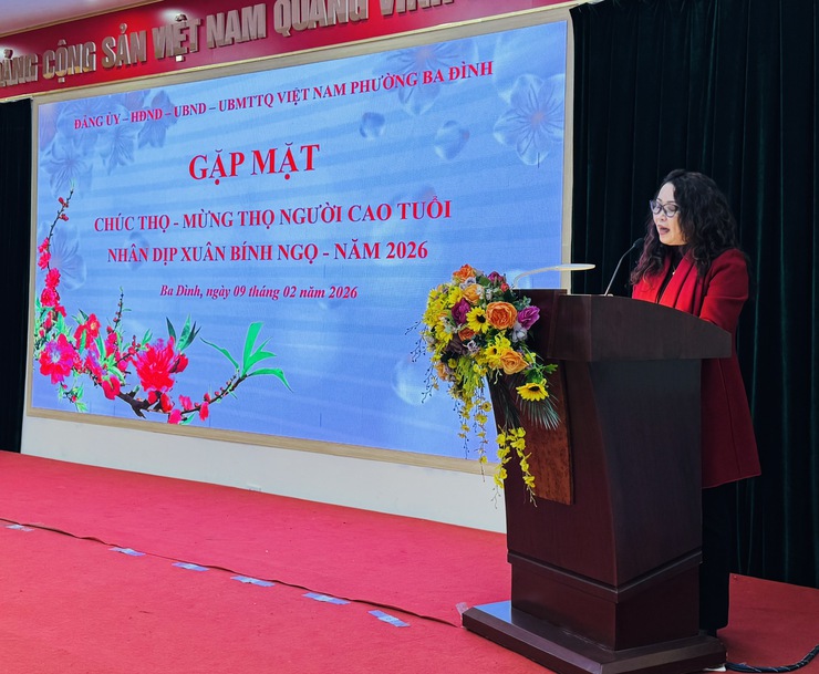 Phường Ba Đình trang trọng mừng thọ người cao tuổi nhân dịp Xuân Bính Ngọ 2026- Ảnh 5.