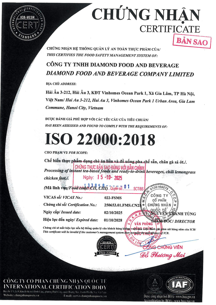 Bản tự công bố sản phẩm Chè bưởi- Ảnh 17.