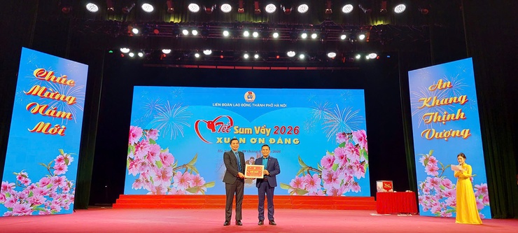 CÔNG ĐOÀN PHƯỜNG CẦU GIẤY THAM GIA CHƯƠNG TRÌNH “TẾT SUM VẦY - XUÂN ƠN ĐẢNG” NĂM 2026- Ảnh 2.