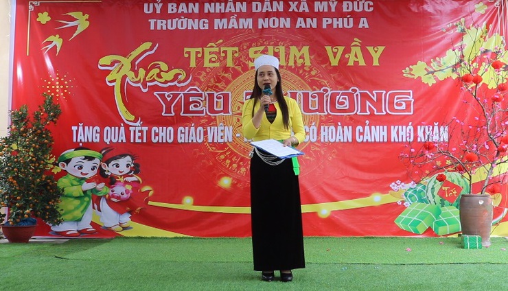 ẤM ÁP TẾT SUM VẦY – XUÂN YÊU THƯƠNG TẠI TRƯỜNG MẦM NON AN PHÚ A- Ảnh 8.