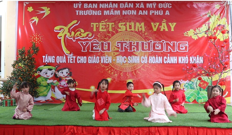 ẤM ÁP TẾT SUM VẦY – XUÂN YÊU THƯƠNG TẠI TRƯỜNG MẦM NON AN PHÚ A- Ảnh 9.