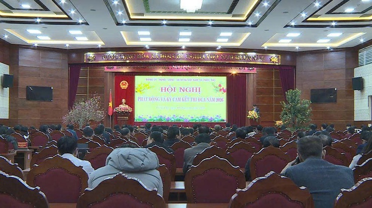 Phúc Thọ: Khí thế mới từ Hội nghị phát động và ký cam kết thi đua năm 2026- Ảnh 11.