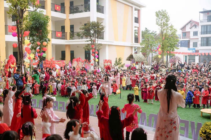 TẾT YÊU THƯƠNG – XUÂN HẠNH PHÚC TẠI TRƯỜNG MẦM NON ĐẠI MẠCH- Ảnh 2.