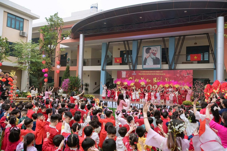 TẾT YÊU THƯƠNG – XUÂN HẠNH PHÚC TẠI TRƯỜNG MẦM NON ĐẠI MẠCH- Ảnh 1.