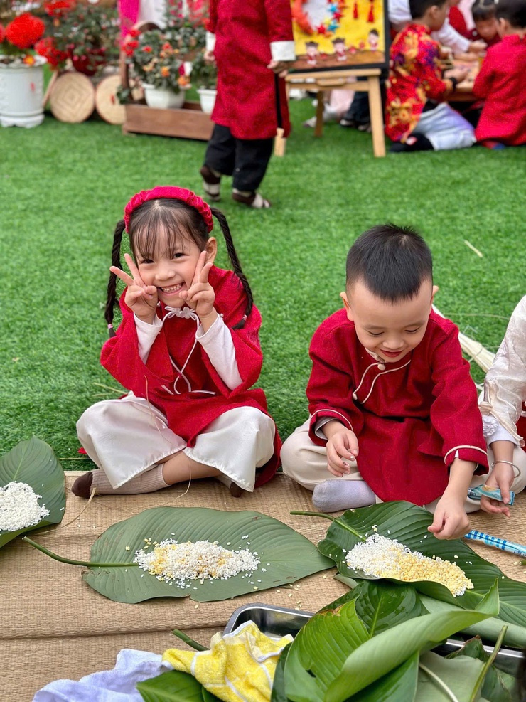 TẾT YÊU THƯƠNG – XUÂN HẠNH PHÚC TẠI TRƯỜNG MẦM NON ĐẠI MẠCH- Ảnh 11.