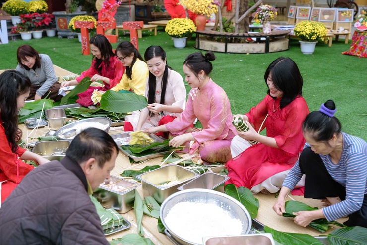 TẾT YÊU THƯƠNG – XUÂN HẠNH PHÚC TẠI TRƯỜNG MẦM NON ĐẠI MẠCH- Ảnh 10.