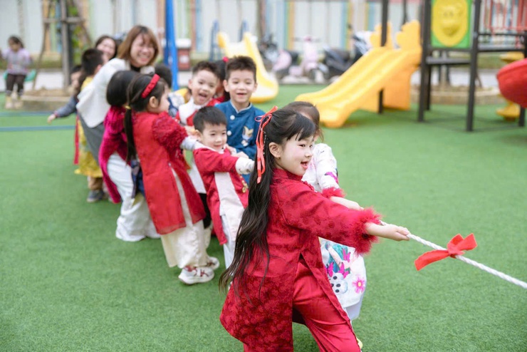 TẾT YÊU THƯƠNG – XUÂN HẠNH PHÚC TẠI TRƯỜNG MẦM NON ĐẠI MẠCH- Ảnh 6.