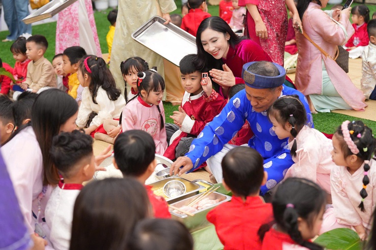 TẾT YÊU THƯƠNG – XUÂN HẠNH PHÚC TẠI TRƯỜNG MẦM NON ĐẠI MẠCH- Ảnh 8.