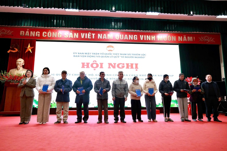 UBMTTQ xã Thiên Lộc trao quà Tết cho đối tượng có hoàn cảnh khó khăn- Ảnh 3.