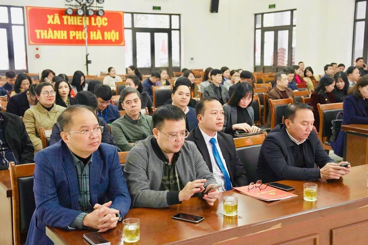 Đảng uỷ xã Thiên Lộc tổ chức Hội nghị quán triệt Nghị quyết Đại hội XIV của Đảng; quán triệt các nhiệm vụ trước, trong và sau Tết nguyên đán Bính Ngọ năm 2026.- Ảnh 6.