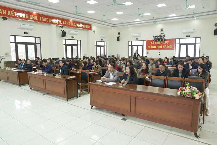 Đảng uỷ xã Thiên Lộc tổ chức Hội nghị quán triệt Nghị quyết Đại hội XIV của Đảng; quán triệt các nhiệm vụ trước, trong và sau Tết nguyên đán Bính Ngọ năm 2026.- Ảnh 2.