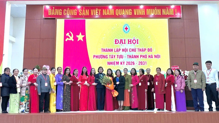 Đại hội đại biểu Hội Chữ Thập đỏ phường Tây Tựu lần thứ I, nhiệm kỳ 2026 - 2031- Ảnh 3.