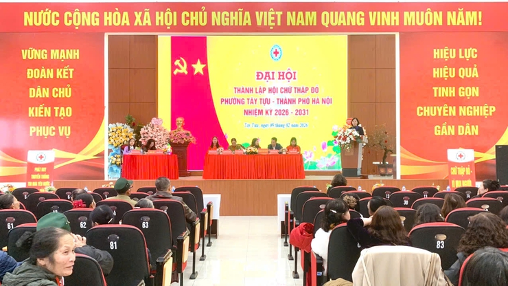 Đại hội đại biểu Hội Chữ Thập đỏ phường Tây Tựu lần thứ I, nhiệm kỳ 2026 - 2031- Ảnh 1.