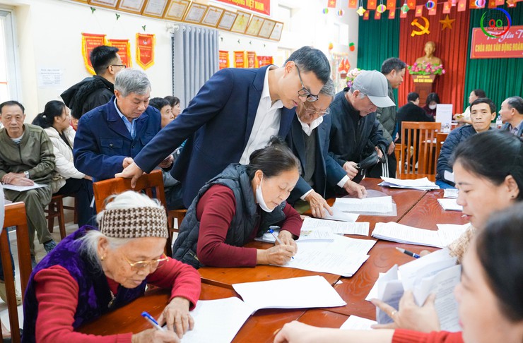 XÃ QUỐC OAI CHI TRẢ HƠN 25 TỶ ĐỒNG TIỀN BỒI THƯỜNG, HỖ TRỢ GIẢI PHÓNG MẶT BẰNG DỰ ÁN XÂY DỰNG TRƯỜNG THCS- Ảnh 1.