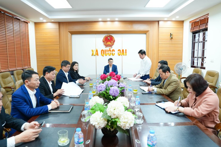 Hội nghị công bố các quyết định về công tác cán bộ của Thường trực HĐND xã Quốc Oai khóa I, nhiệm kỳ 2021 – 2026- Ảnh 1.