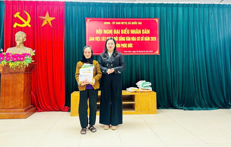 QUỐC OAI HOÀN THÀNH 100% HỘI NGHỊ ĐẠI BIỂU NHÂN DÂN ĐẦU NĂM 2026, LỒNG GHÉP HIỆU QUẢ HOẠT ĐỘNG CHĂM LO TẾT CHO NGƯỜI DÂN- Ảnh 12.