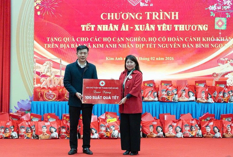 CHƯƠNG TRÌNH “TẾT NHÂN ÁI – XUÂN YÊU THƯƠNG” TẠI XÃ KIM ANH- Ảnh 13.