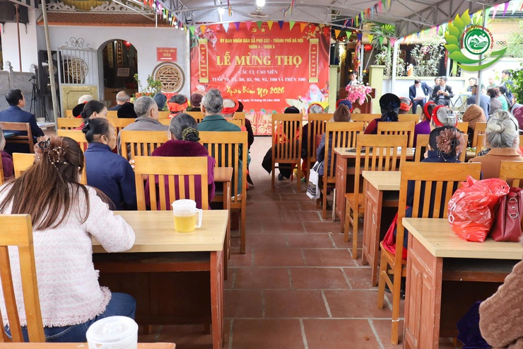 Thôn 4 và thôn 5 tổ chức Lễ mừng thọ các cụ cao tuổi Xuân Bính Ngọ 2026- Ảnh 2.