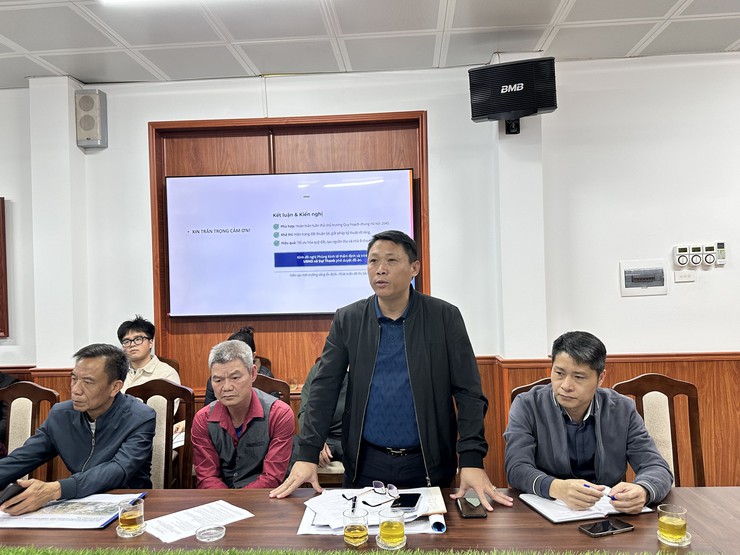 Hội nghị lấy ý kiến cộng đồng dân cư Khu đấu giá quyền sử dụng đất thôn Vĩnh Ninh, xã Vĩnh Quỳnh, huyện Thanh Trì (cũ)- Ảnh 6.