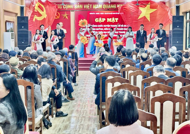 Xã Đại Thanh gặp mặt cán bộ hưu trí đầu Xuân 2026- Ảnh 1.