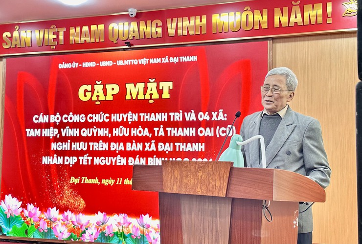 Xã Đại Thanh gặp mặt cán bộ hưu trí đầu Xuân 2026- Ảnh 11.