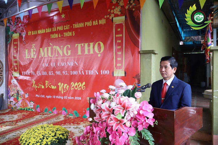 Thôn 4 và thôn 5 tổ chức Lễ mừng thọ các cụ cao tuổi Xuân Bính Ngọ 2026- Ảnh 3.