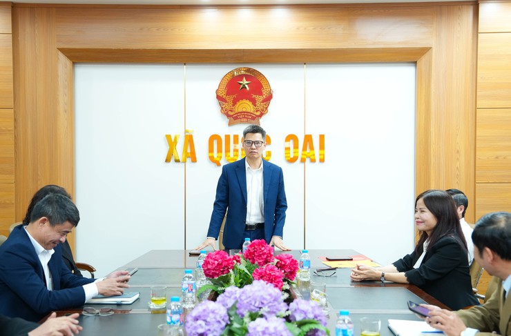 Hội nghị công bố các quyết định về công tác cán bộ của Thường trực HĐND xã Quốc Oai khóa I, nhiệm kỳ 2021 – 2026- Ảnh 6.