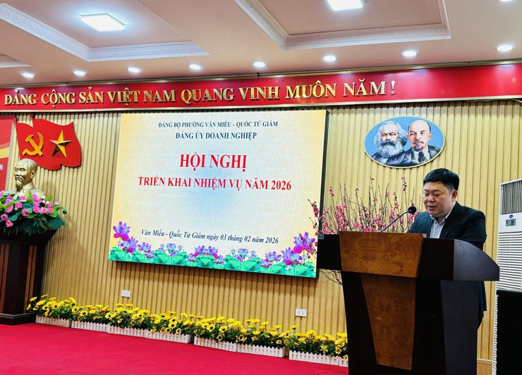 ĐẢNG BỘ DOANH NGHIỆP PHƯỜNG VĂN MIẾU - QUỐC TỬ GIÁM TRIỂN KHAI NHIỆM VỤ NĂM 2026- Ảnh 1.
