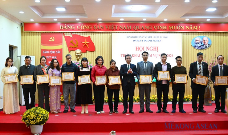 ĐẢNG BỘ DOANH NGHIỆP PHƯỜNG VĂN MIẾU - QUỐC TỬ GIÁM TRIỂN KHAI NHIỆM VỤ NĂM 2026- Ảnh 3.