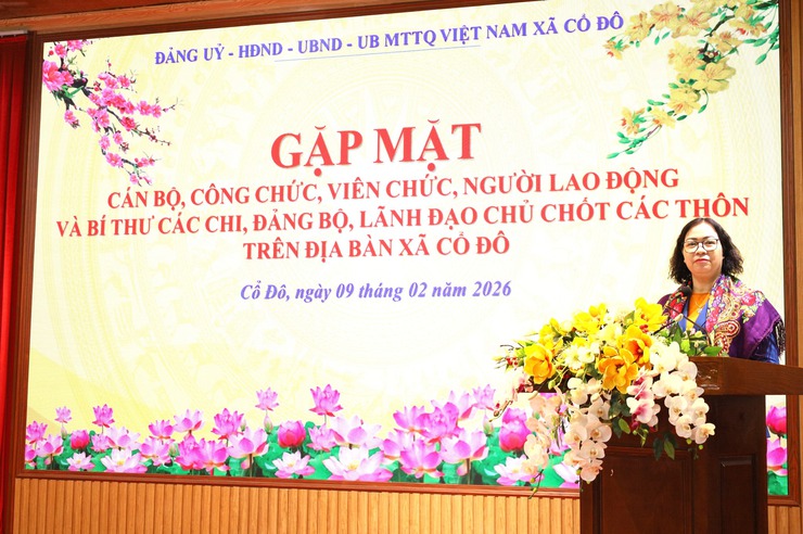 ĐẢNG ỦY – HĐND – UBND – ỦY BAN MTTQ XÃ CỔ ĐÔ TỔ CHỨC HỘI NGHỊ GẶP MẶT CÁN BỘ, CÔNG CHỨC, VIÊN CHỨC, NGƯỜI LAO ĐỘNG VÀ BÍ THƯ CÁC CHI, ĐẢNG BỘ, LÃNH ĐẠO CHỦ CHỐT CÁC THÔN- Ảnh 1.