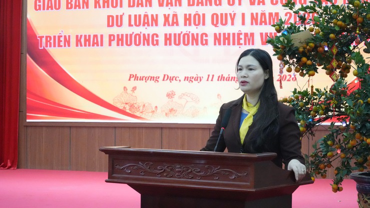 ĐẢNG ỦY XÃ PHƯỢNG DỰC GIAO BAN CÔNG TÁC DÂN VẬN VÀ DƯ LUẬN XÃ HỘI QUÝ I NĂM 2026 - Ảnh 4.