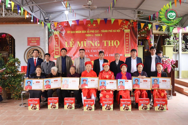 Thôn 4 và thôn 5 tổ chức Lễ mừng thọ các cụ cao tuổi Xuân Bính Ngọ 2026- Ảnh 8.