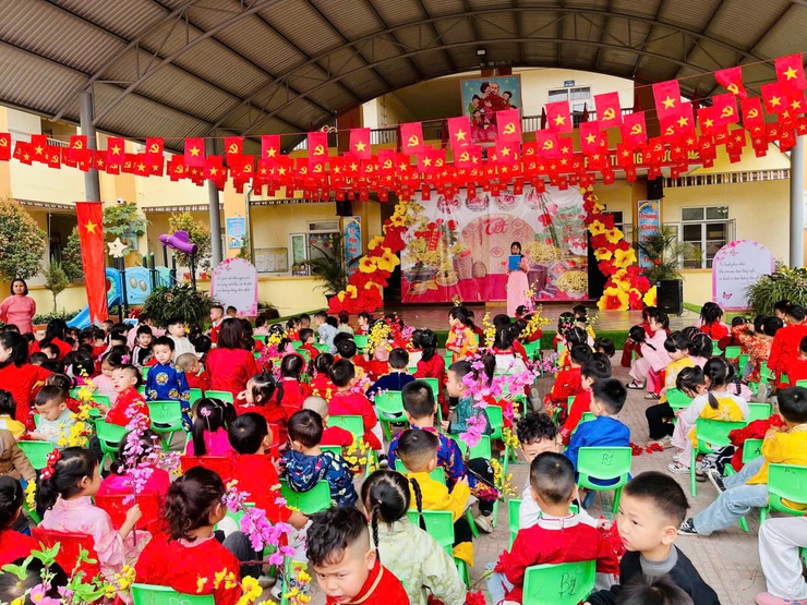 Tổ chức Chương trình “Xuân yêu thương – Bé sáng tạo cùng STEAM” tại Trường Mầm non Hồng Sơn- Ảnh 1.