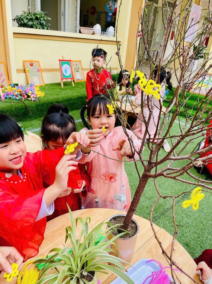 Tổ chức Chương trình “Xuân yêu thương – Bé sáng tạo cùng STEAM” tại Trường Mầm non Hồng Sơn- Ảnh 5.