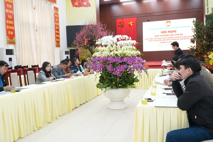 Hội nghị hiệp thương lần thứ ba lựa chọn người đủ tiêu chuẩn ứng cử đại biểu HĐND xã, nhiệm kỳ 2026 - 2031- Ảnh 2.