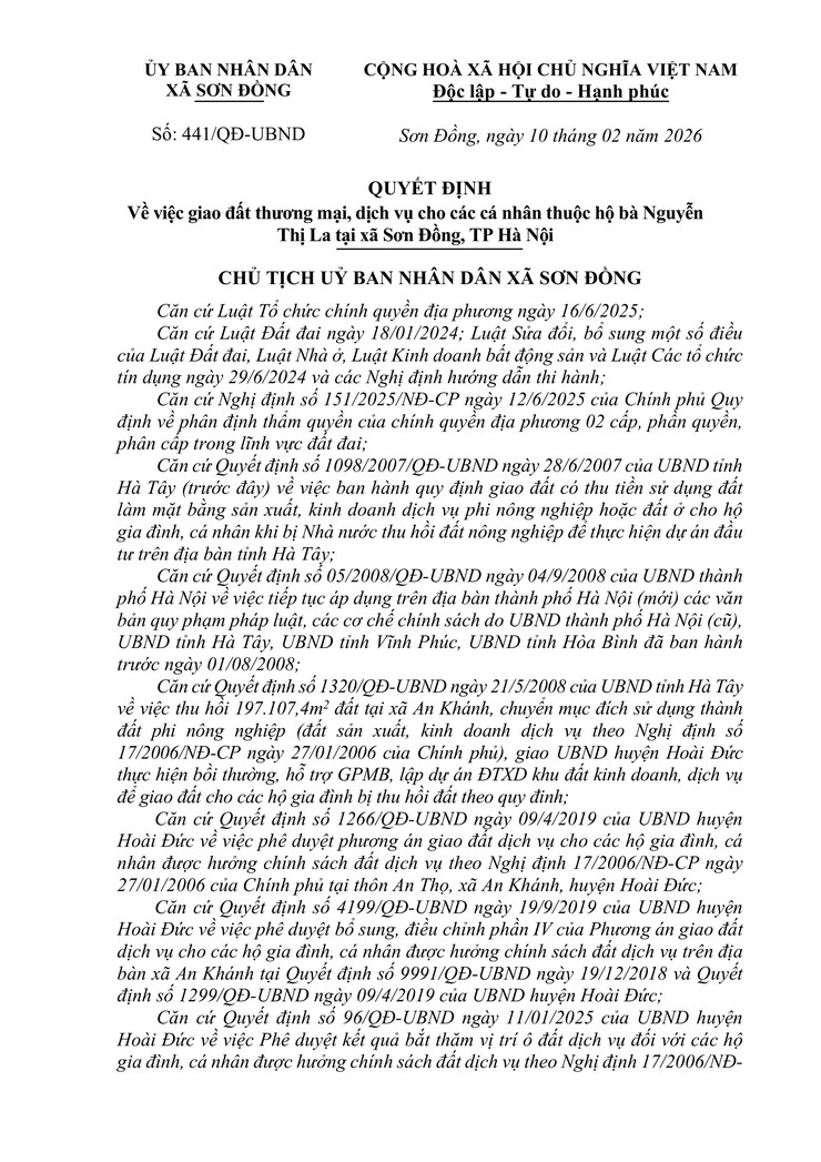 Thông báo về lĩnh vực đất đai- Ảnh 1.