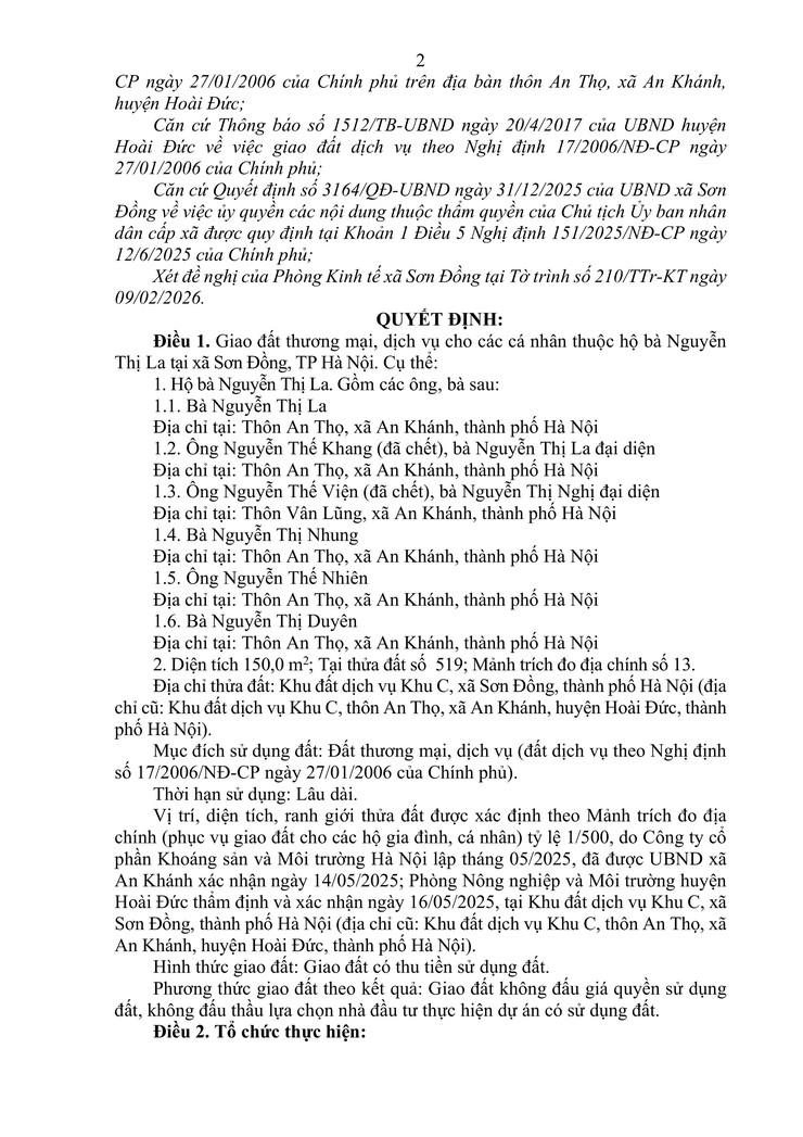 Thông báo về lĩnh vực đất đai- Ảnh 2.