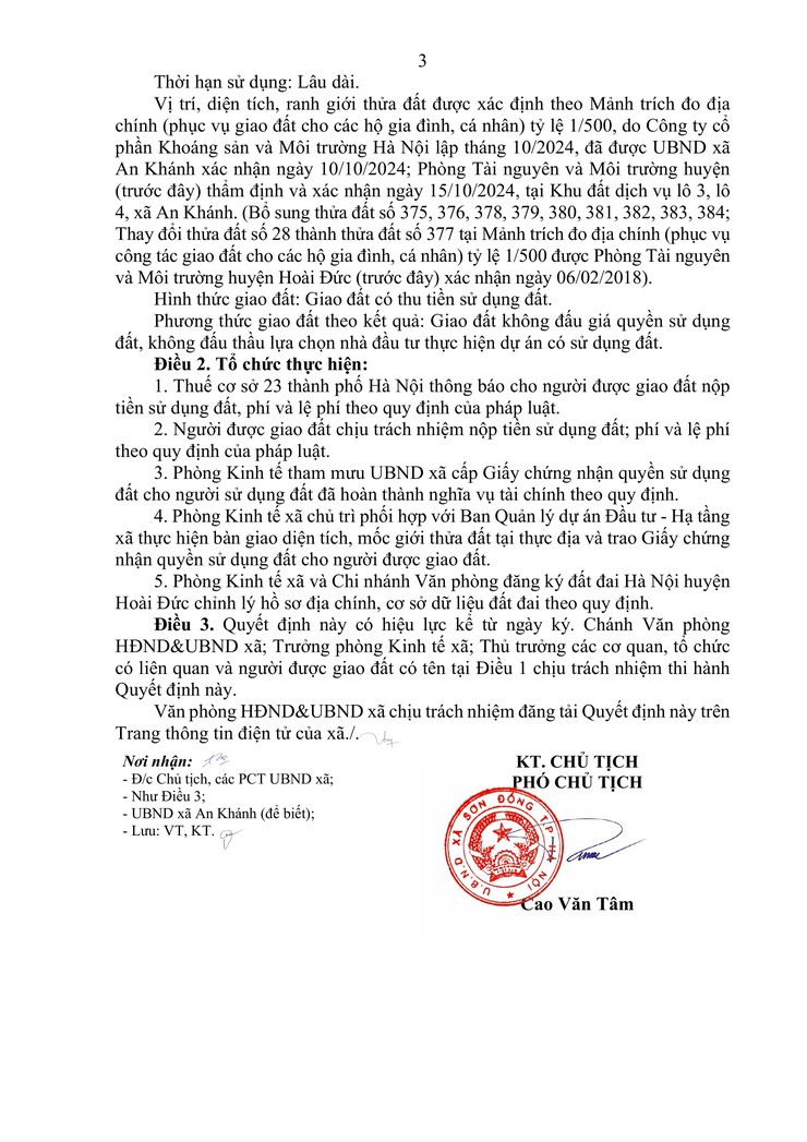 Thông báo về lĩnh vực đất đai- Ảnh 30.