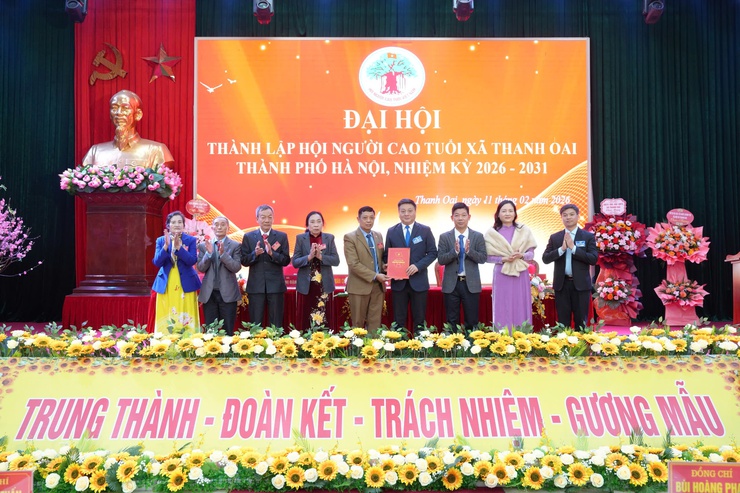 Đại hội thành lập Hội Người cao tuổi xã Thanh Oai dấu mốc quan trọng phát huy vai trò "Tuổi cao – gương sáng" trong giai đoạn mới- Ảnh 7.