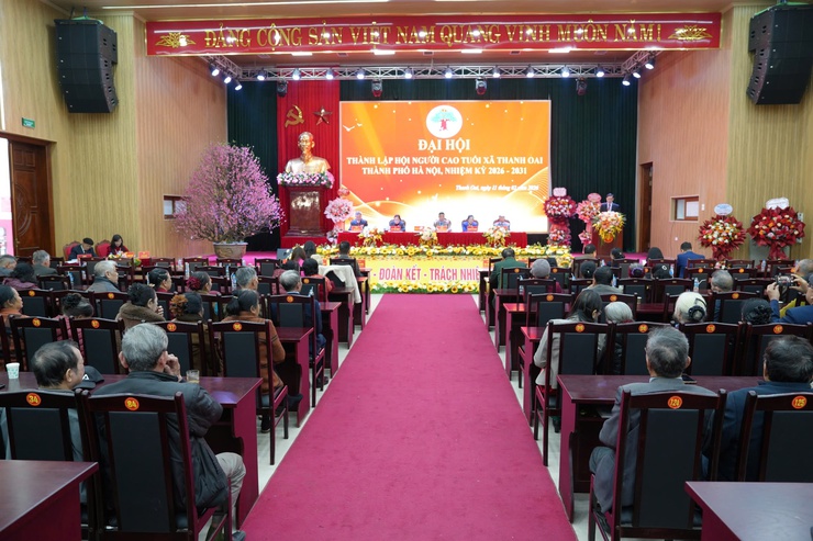 Đại hội thành lập Hội Người cao tuổi xã Thanh Oai dấu mốc quan trọng phát huy vai trò "Tuổi cao – gương sáng" trong giai đoạn mới- Ảnh 3.