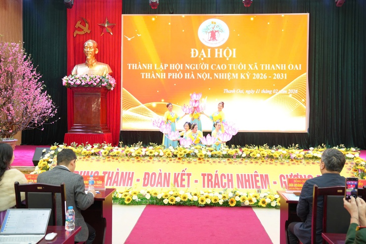 Đại hội thành lập Hội Người cao tuổi xã Thanh Oai dấu mốc quan trọng phát huy vai trò "Tuổi cao – gương sáng" trong giai đoạn mới- Ảnh 1.