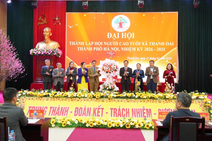 Đại hội thành lập Hội Người cao tuổi xã Thanh Oai dấu mốc quan trọng phát huy vai trò "Tuổi cao – gương sáng" trong giai đoạn mới- Ảnh 8.
