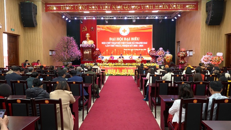 Đại hội đại biểu Hội Chữ thập đỏ xã Thanh Oai lần thứ I, nhiệm kỳ 2026–2031- Ảnh 1.