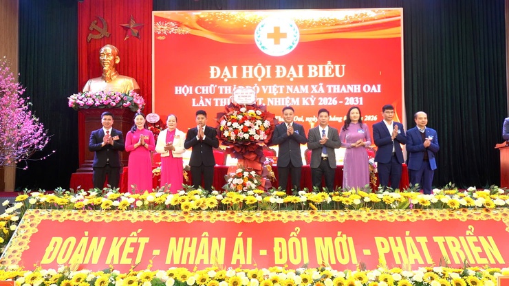 Đại hội đại biểu Hội Chữ thập đỏ xã Thanh Oai lần thứ I, nhiệm kỳ 2026–2031- Ảnh 5.