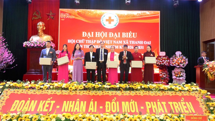 Đại hội đại biểu Hội Chữ thập đỏ xã Thanh Oai lần thứ I, nhiệm kỳ 2026–2031- Ảnh 9.