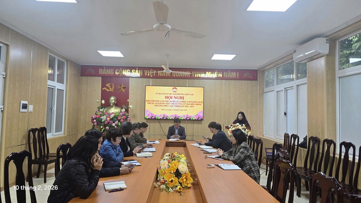 Phường Phúc Lợi tổ chức Hội nghị hiệp thương lần thứ ba lập danh sách người đủ tiêu chuẩn ứng cử đại biểu HĐND phường nhiệm kỳ 2026-2031- Ảnh 2.