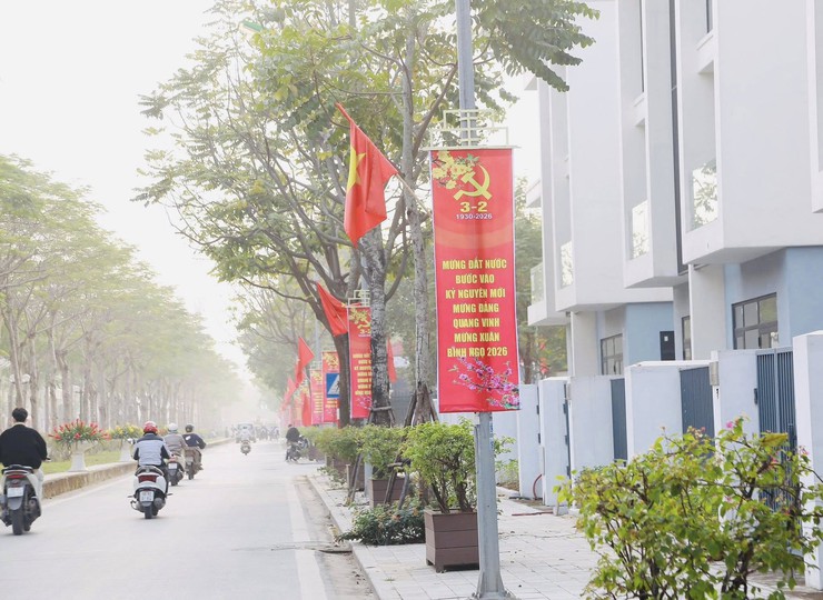 Phường Dương Nội rực rỡ cờ hoa đón mừng Xuân mới Bính Ngọ - Ảnh 3.