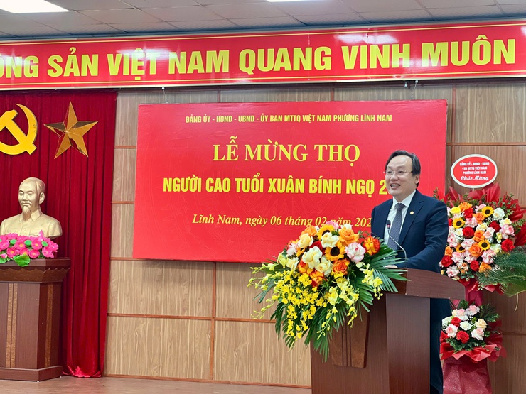 PHƯỜNG LĨNH NAM: LỄ MỪNG THỌ NGƯỜI CAO TUỔI
XUÂN BÍNH NGỌ 2026.- Ảnh 3.