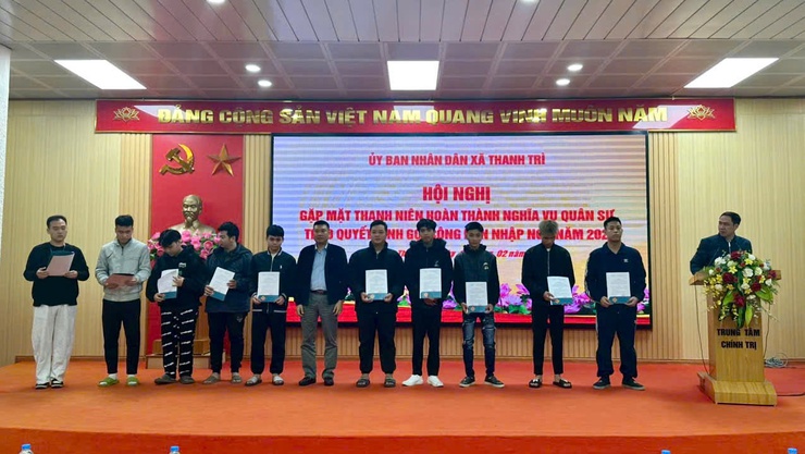 Xã Thanh Trì: Gặp mặt thanh niên lên đường nhập ngũ năm 2026 và đón quân nhân hoàn thành nghĩa vụ trở về địa phương- Ảnh 5.