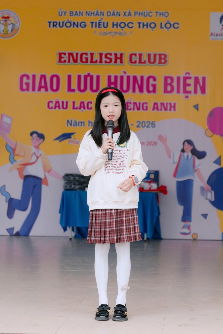 Trường Tiểu học Thọ Lộc lan tỏa niềm đam mê tiếng Anh qua Chương trình giao lưu hùng biện- Ảnh 5.
